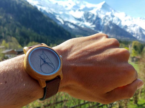 44mm dial bamboo watch - Image 4